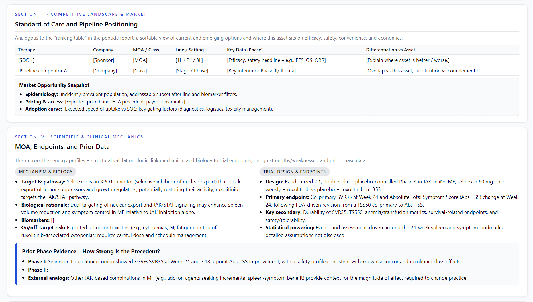 Biosentinel report view